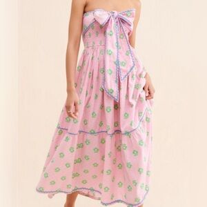 💙🩷💚NWT Damson Madder Strapless Dress💙🩷💚